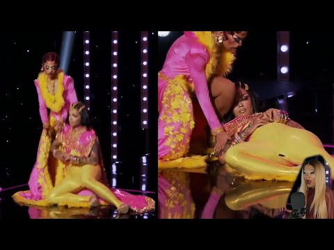 OMG Queen FAINTS On STAGE!  - RuPauls Drag Race Season 18