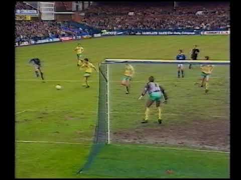 Everton 1 Norwich City 0- 1st April 1991- (Everton 1990/91 Season Review video)