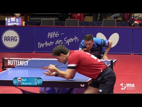 Timo Boll vs Bence Majoros | German League 2019