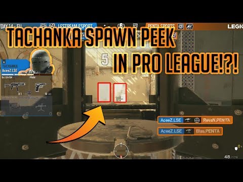 Tachanka Spawn Peek in Pro League - Rainbow Six Siege Twitch Highlights /Clips / Funny Moments #10