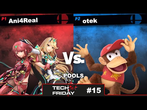 Tech Friday #15 Pools - Ani4Real (Mythra/Pyra) Vs. otek (Diddy Kong) Smash Ultimate - SSBU