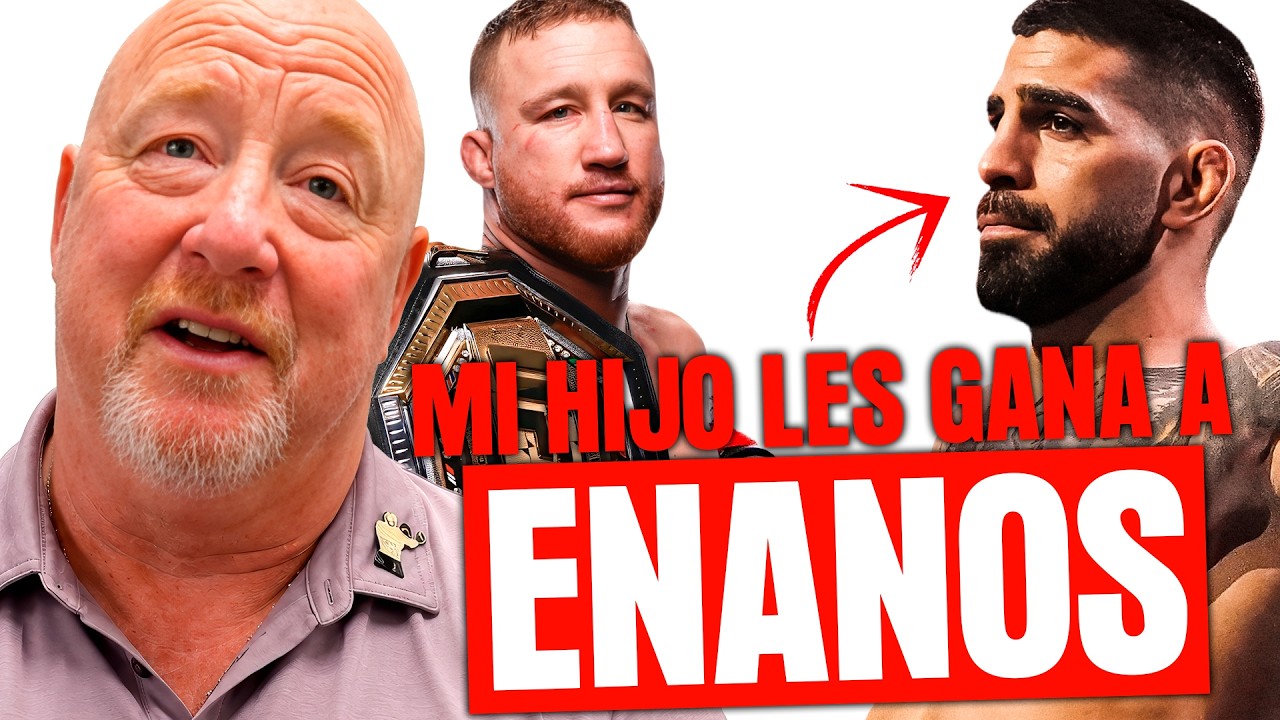 El PADRE de JUSTIN GAETHJE CALIENTA la PELEA! "Mi hijo le gana a los pequeños como TOPURIA"