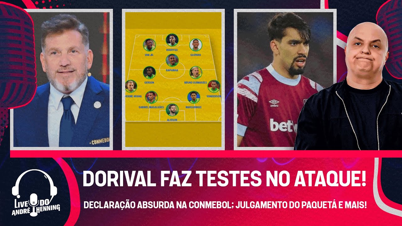 DORIVAL TESTA TIME TITULAR DA SELEÇÃO; DECLARAÇÃO DO PRESIDENTE DA CONMEBOL; JULGAMENTO DO PAQUETÁ