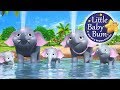 Five Elephants Having A Wash Nursery Rhymes For Babies By LittleBabyBum ABCs And 123s