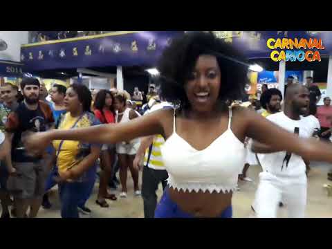 Unidos da Tijuca 2019 - Ensaio de Quadra - Ala de Passistas (27/12/2018)