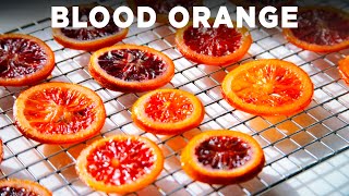 Candied Blood Orange Slices