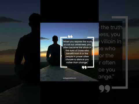 The truth-teller is often cast as the villain. #toxicpeople #toxicenvironment #toxic-management