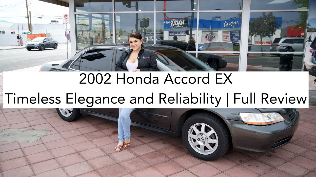 2002 Honda Accord EX - Timeless Elegance and Reliability ...