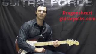 Video thumbnail for Dragon's Heart Guitar Picks Review by GuitarForce.Com