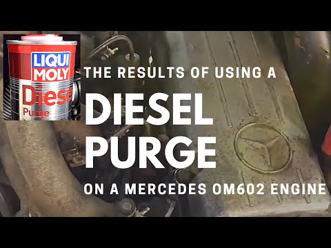 Liqui Moly Diesel Purge on a Diesel Engine (Mercedes OM602 - 2.9 - 5 cylinder)
