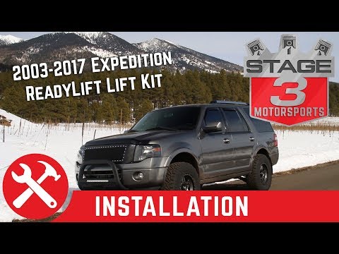 2003-2017 Ford Expedition ReadyLift 3" Front and 2" Rear SST Spacer Lift Kit Install