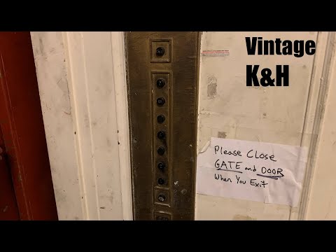 Vintage 1928 Gated K&H Traction Elevator - Pittsburgh, PA