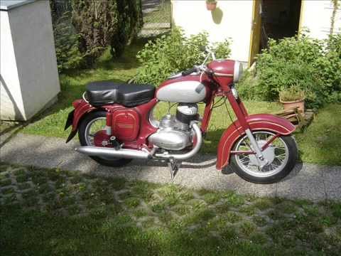 Jawa 250 kývačka typ 353 rok 1956