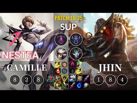 JT Nestea Camille vs Jhin Sup - KR Patch 10.25