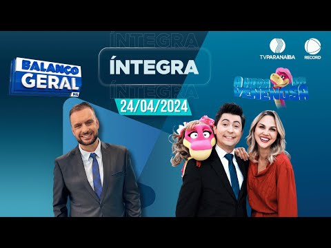 🔴 BALANÇO GERAL TARDE E A HORA DA VENENOSA MINAS | 24/04/2024 | TV PARANAÍBA AFILIADA RECORD