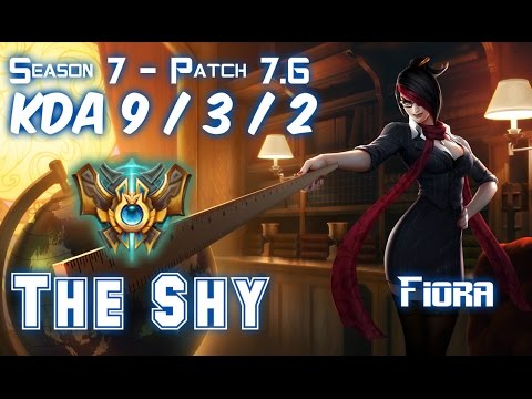The Shy FIORA vs DARIUS Top - Patch 7.6 KR Ranked