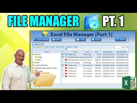 Learn How To Create This AMAZING File Manager In Excel Part 1