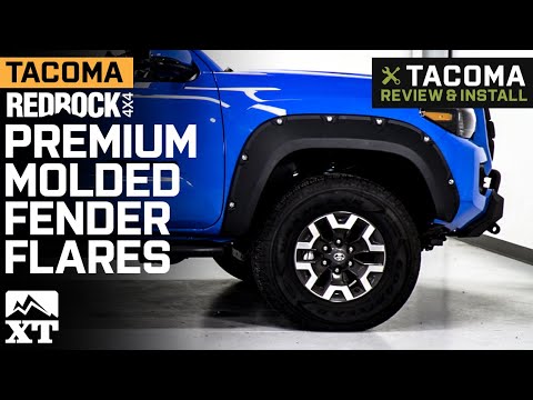 2016-2021 Tacoma RedRock 4x4 Premium Molded Fender Flares Review & Install