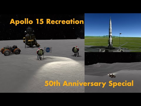 Kerbal Space Program: Apollo 15 Recreation