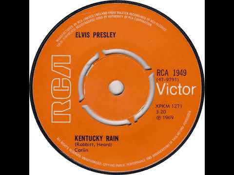 UK New Entry 1970 (96) Elvis Presley - Kentucky Rain