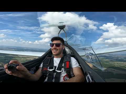 ELECTRIC Self-Launch AS34 ME Glider - Complete Launch & Landing