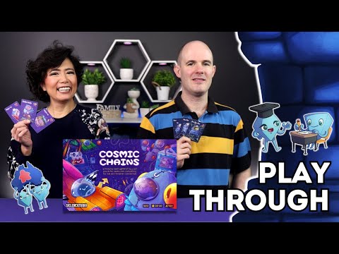 Cosmic Chains - Team Cats vs Team Robots - Playthrough w/ Tarrant & Stella
