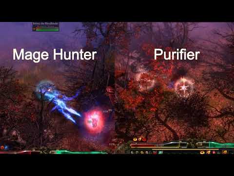 Grimdawn Lv40 MageHunter VS Lv30 Purifier