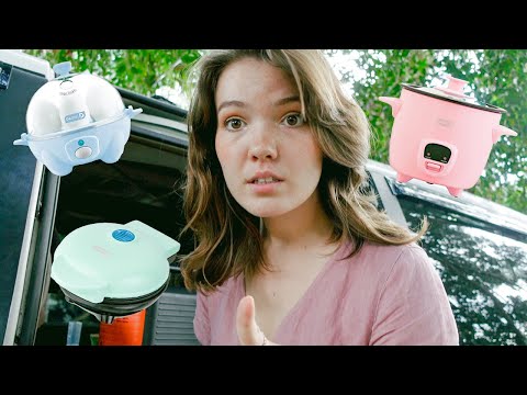 Vanlife cooking essentials: no gas + under 500 watts. (Dash Mini review)
