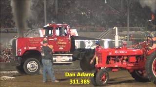 preview picture of video '2014 Canfield Fair Big Rigs Modified Semi Truck Pull'
