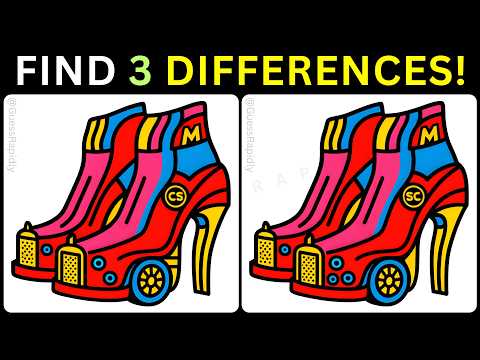 🕵️‍♂️Find 3 Hidden Differences, Challenge Your Observation Skills!✨【#456 Brain Game Challenge】