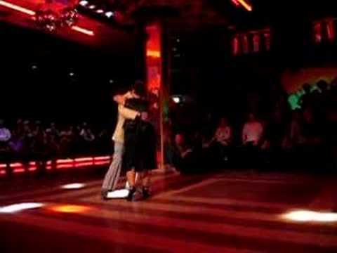  Coca Cartery  and  Osvaldo Cartery  are  dancing  to  the  tango  "  Solo Compasion  "
