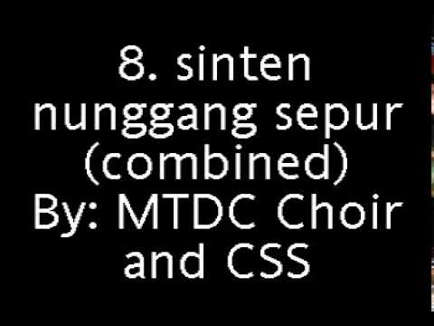 8 - sinten nunggang sepur (MTDC Choir & CSS)
