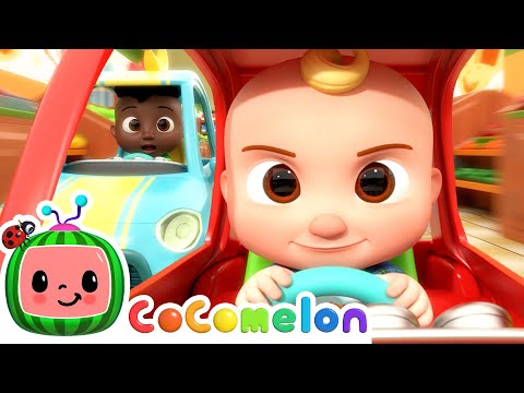 Shopping Cart Race with JJ and Cody! Who Will Win? 🛒 | CoComelon Nursery Rhymes & Kids Songs