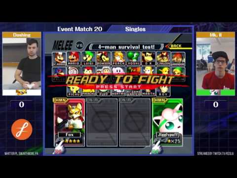 Event Match 20: Dashing (Fox) vs Mk.II (Puff) - Pools