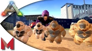ARK: Survival Evolved - Building the Gigantopithecus Army - twins! S2E96 Gameplay