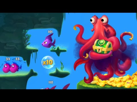 A FISHY GAME 😉 - Fish eating fish game || FISHDOM GAMEPLAY
