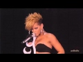 Rihanna - Wait Your Turn / Live Your Life / Disturbia Live At Super Bowl Fan Jam 2010 - HD