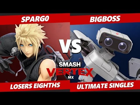 Smash Vertex Losers Top 8 - XTR | Spargo (Cloud) Vs. BigBoss (ROB) Smash Ultimate - SSBU