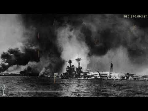 1941 Radio: NBC Pearl Harbor Aftermath Bulletins, NBC Broadcast, Dec 8, 1941
