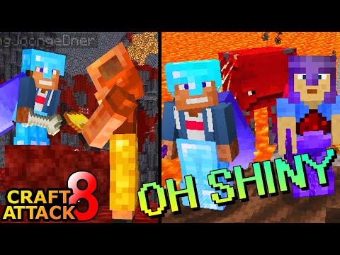 I'm showing DNER the new Nether Update! - Minecraft Craft Attack 8 #111