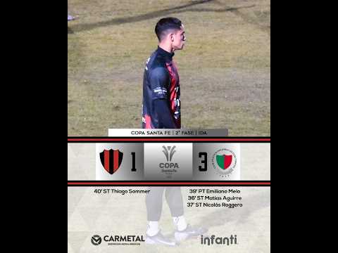 #Fútbol | RESUMEN | COPA SANTA FE 2026 | 2° FASE (IDA): CARCARAÑÁ 1  ATL. SAN JORGE 3