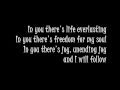 Chris Tomlin - I will follow ~Lyrics~ Where you go ...