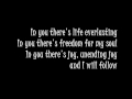 Chris Tomlin - I will follow with Lyrics 