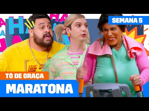 MARATONE a QUINTA semana da NOVA TEMPORADA de TÔ DE GRAÇA! 🔥🤪 | Humor Multishow