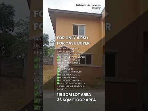 30K Initial Cashout only in Camella Terra Alta Bignay Valenzuela!