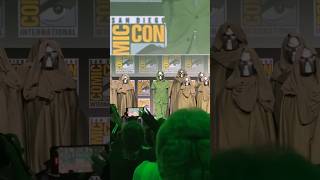 Robert Downey Jr. surprises Hall H to announce his return to the MCU as Doctor Doom.