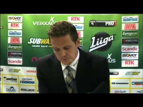29.10.2013 SaiPa - Kärpät lehdistötilaisuus