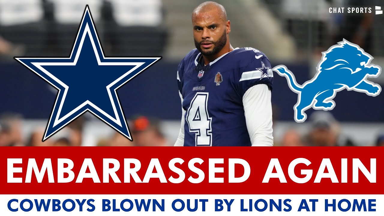 WHAT A JOKE! Cowboys BLOWN OUT By Lions - Jerry Jones Should Be EMBARRASSED By This | Cowboys News