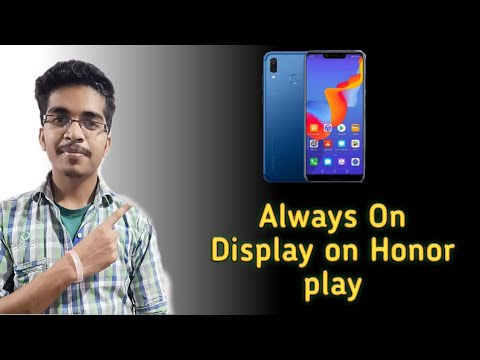 "Always On Display" on Honor play | Honor play Always On Display.