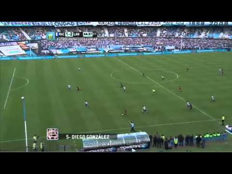 Gol de González  Racing 1   Lanús 2  Fecha 6  Torneo Primera División 2014